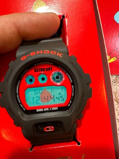 Pre-owned Casio G-shock Astro Boy Osamu Tezuka Limited Edition Dw-6900fs Fw6900