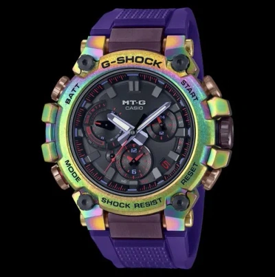 Pre-owned Casio G-shock Aurora Oval Rainbow Limited Edition Watch Mtgb3000prb-1a Brand
