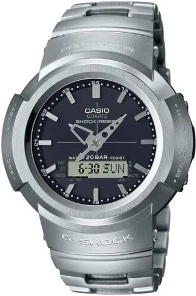 Pre-owned Casio G-shock Awm-500d-1ajf Solar Radio Men's Watch Multiband 6 In Box