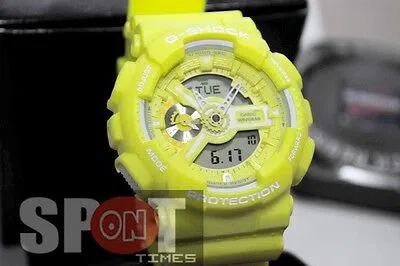 Pre-owned Casio G-shock Big Case Distinctive Face Designs Men's Watch Ga-110bc-9