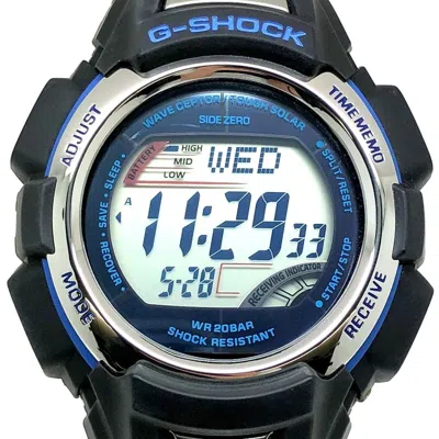 Pre-owned Casio G-shock Blue Wristwatch ()