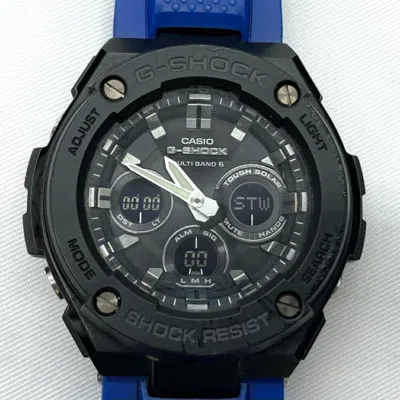 Pre-owned Casio G-shock Blue Wristwatch () In Multi