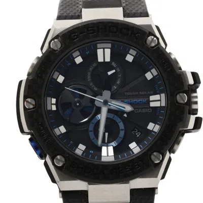 Pre-owned Casio G-shock Carbon Resin Stainless Steel Wristwatch () In Black