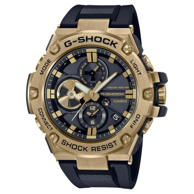 Pre-owned Casio G-shock  G-steel Quartz Solar Mobile Link 20 Atm Waterproo Gst-b100gb-1a9jf