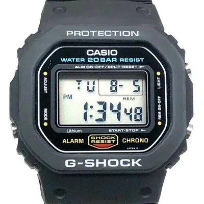 Pre-owned Casio G-shock Ceramic Wristwatch () In Black