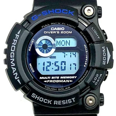 Pre-owned Casio G-shock Ceramic Wristwatch () In Blue