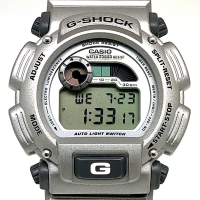 Pre-owned Casio G-shock Ceramic Wristwatch () In Silver