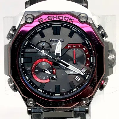 Pre-owned Casio G-shock Color Carbon Stainless Steel Wristwatch ()