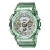 Casio G-shock Digital-analog 'transparent Green' In Green