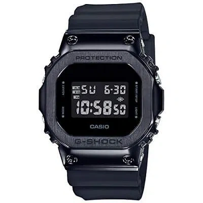 Pre-owned Casio G-shock Digital Black Dial Men Gm-5600b-1dr ( G993 )