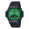 Casio G-shock Digital 'black Green' In Blue