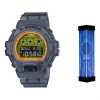 Casio G-shock Digital 'black Grey' In Blue