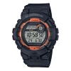 Casio G-shock Digital 'black Orange' In Blue