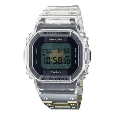 Casio G-shock Digital 'clear Metalic' In Metallic