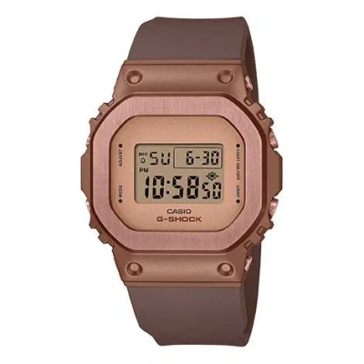 Casio G-shock Digital 'rose Gold' In Brown
