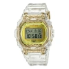 Casio G-shock Digital 'translucent Gold' In White