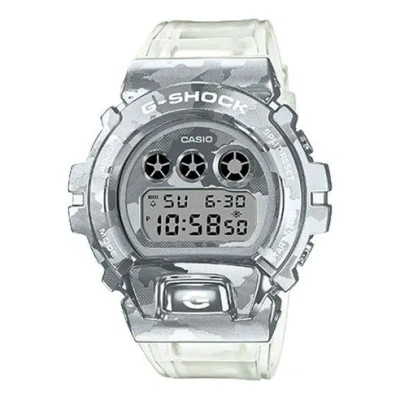 Casio G-shock Digital 'white' In Metallic