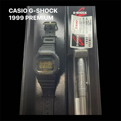 Pre-owned Casio G-shock Dw-5600egp-9t 1999 Premium With Original Ballpoint Pen Dw-5600