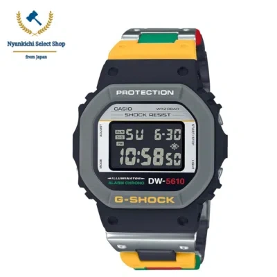 Pre-owned Casio G-shock Dw-5610mt-1jf Mixtape Limited Multicolor Digital Men Watch