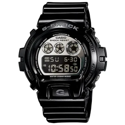 Pre-owned Casio G-shock Dw-6900nb-1dr-pdigital Quartz Black Resin Men's Watch