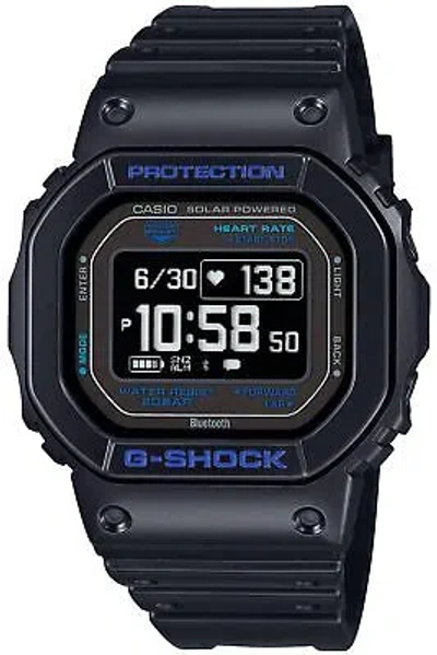 Pre-owned Casio G-shock Dw-h5600-1a2jr Box G-squad Sport Bluetooth Digital Men Watch