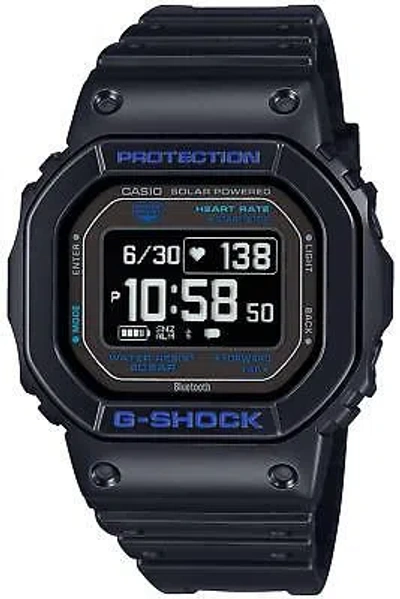 Pre-owned Casio G-shock Dw-h5600-1a2jr G-squad Sport Bluetooth Digital Men Watch