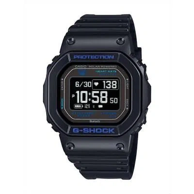 Pre-owned Casio G-shock Dw-h5600-1a2jr G-squad Sport Bluetooth Digital Men Watch Box