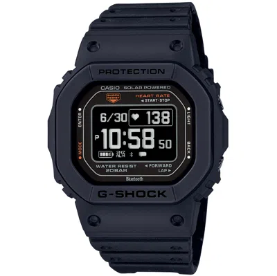 Pre-owned Casio Psl  G-shock Dw-h5600-1jr G-squad Bluetooth Gps Solar Usb Charging Watch