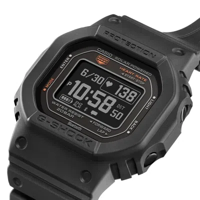 Pre-owned Casio G-shock Dw-h5600-1jr G-squad Bluetooth Gps Solar Usb Charging Watch Black