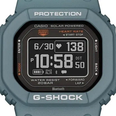 Pre-owned Casio G-shock Dw-h5600-2jr Black G-squad Sport Bluetooth Men's Watch In Box