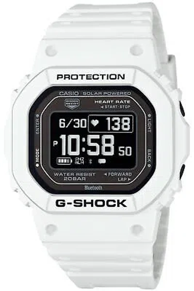 Pre-owned Casio G-shock Dw-h5600-7jr Men Watch G-squad Sport Bluetooth Digital Box