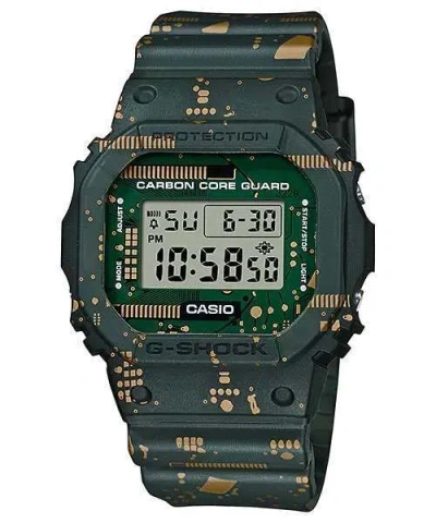 Pre-owned Casio G-shock Dwe-5600cc-3 Special Editioninterchangeable Bezels And Bands
