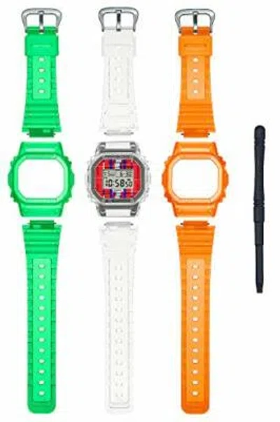 Pre-owned Casio G-shock Dwe-5600ks-7jr Kashiwa Sato Collaboration Limited Men Watch