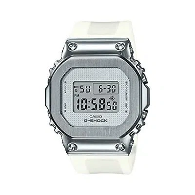 Pre-owned Casio G-shock For Women Digital White Dial Women's Watch Gm-s5600sk-7dr(g1104)