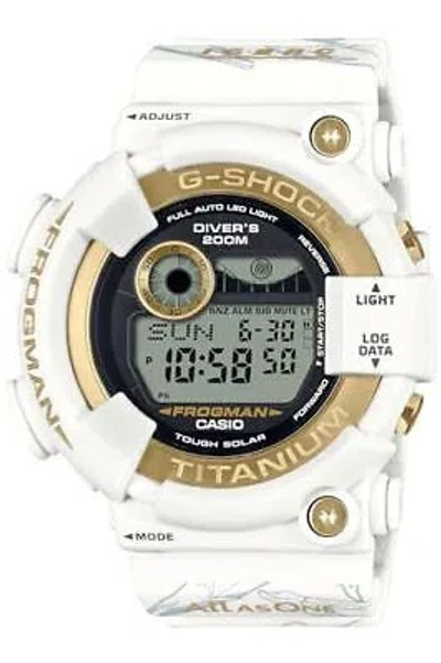 Pre-owned Casio G-shock Frogman Gw-8201k-7jr Icerc Collaboration Model Solar Anniversary