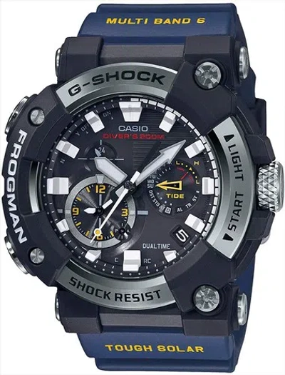 Pre-owned Casio G-shock Frogman Gwf-a1000-1a2jf Master Of Solar Men's Watch In Box