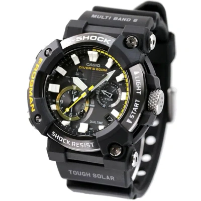 Pre-owned Casio G-shock Frogman Gwf-a1000-1ajf Bluetooth Radio Solar Watch Carbon Case