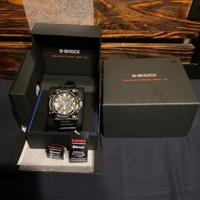 Pre-owned Casio G-shock Frogman Gwf-a1000-1ajf Master By Solar Men's Watch In Box