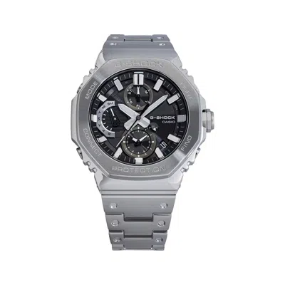 Pre-owned Casio G-shock Full Metal Black Dial Stainless Steel Watch Gmcb2100d1a