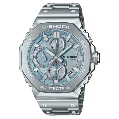 Pre-owned Casio G-shock Full Metal Tough Solar Analog Watch Blue Dial Gmcb2100ad-2a