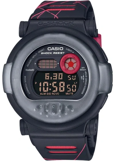 Pre-owned Casio G-shock G-b001mva-1jr Men's Watch Digital Double Bezel Black Silver 2023