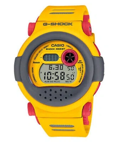 Pre-owned Casio G-shock G-b001mve-9jr Limited Yellow Carbon Core Extra Bezel Men Watch