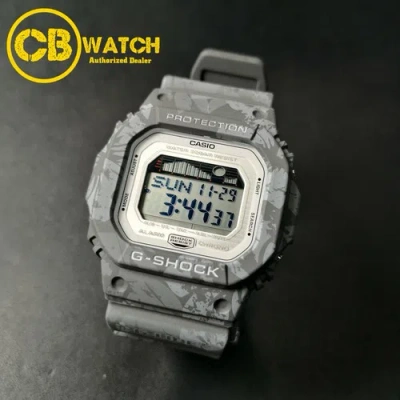 Pre-owned Casio G-shock G-lide Vintage Flower Tide Graph Moon Men's Watch Glx-5600f-8