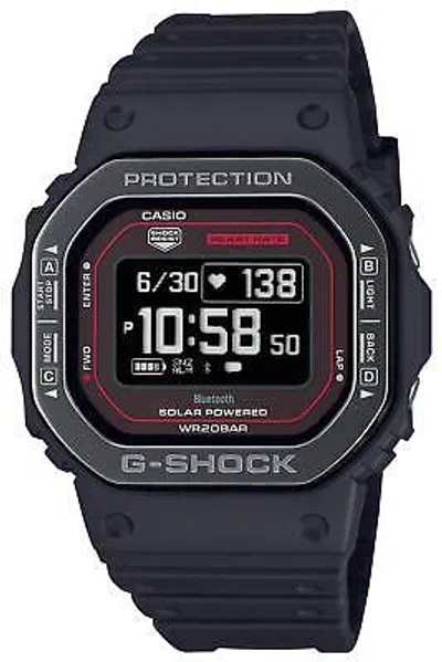Pre-owned Casio G-shock G-squad Dw-h5600mb-1a4jr Bluetooth Digital Solar Men Watch