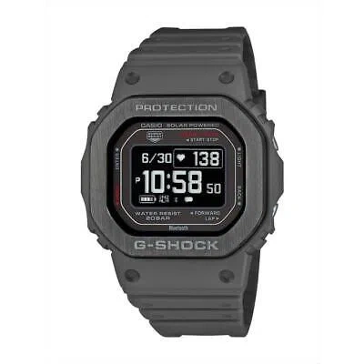 Pre-owned Casio G-shock G-squad Dw-h5600mb-8jr Black Bluetooth Men's Watch In Box