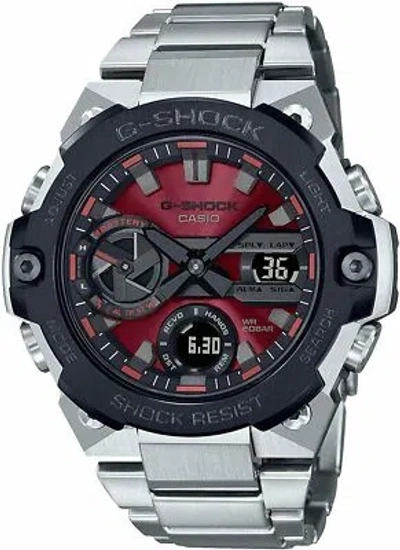 Pre-owned Casio G-shock G-steel Bluetooth Tough Solar Men's Watch Gst-b400ad-1a4