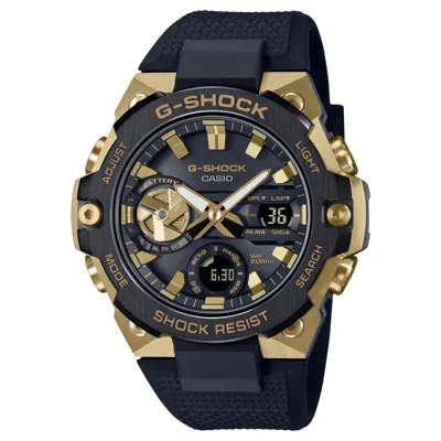 Pre-owned Casio G-shock G-steel Gst-400 Series Gstb400gb1a9