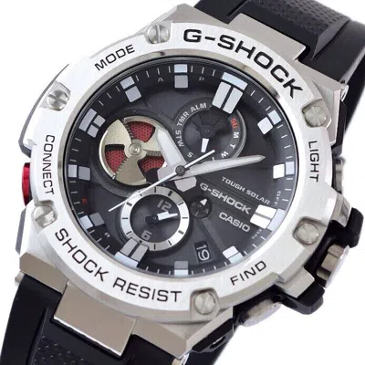 Pre-owned Casio G-shock G-steel Gst-b100-1ajf Bluetooth Smartphone Link Watch Gst-b100-1a