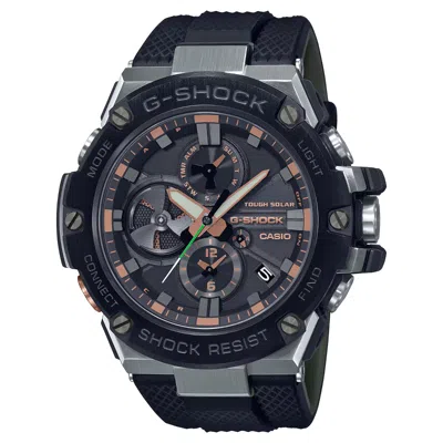 Pre-owned Casio G-shock G-steel Gst-b100 Series Black Resin Watch Gstb100ga-1a