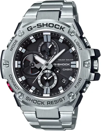 Pre-owned Casio G-shock G-steel Gst-b100d-1ajf Smartphone Link Model Men's Watch